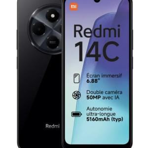 XIAOMI Redmi 14C, 256Go Noir